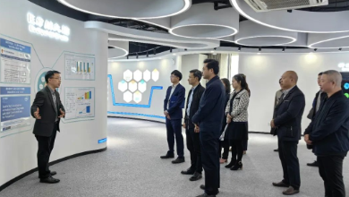 重慶市南岸區(qū)區(qū)委常委、組織部部長楊繼成一行蒞臨健培科技考察調(diào)研